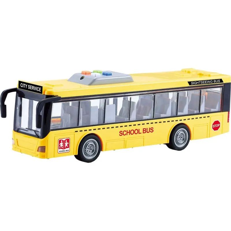 Onibus de friccao 1:16 - com luz e som - 000626 SHINY TOYS