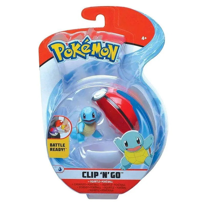 Boneco - Pokemon - Squirtle e Pokebola - 2606 SUNNY BRINQUEDOS