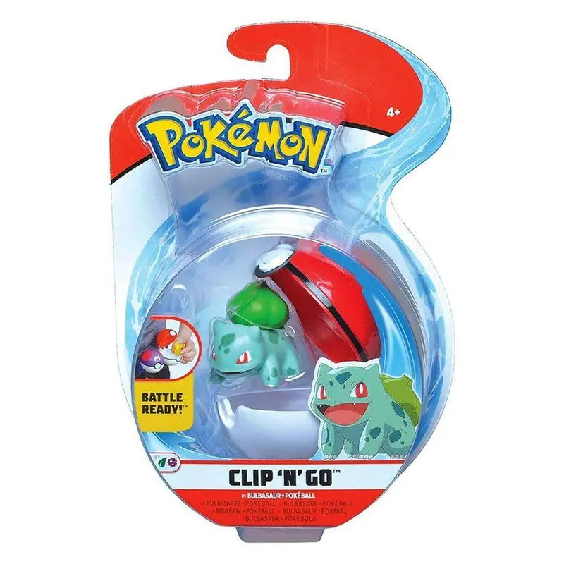 Boneco - Pokemon - Bulbasaur e Pokebola - 2606 SUNNY BRINQUEDOS