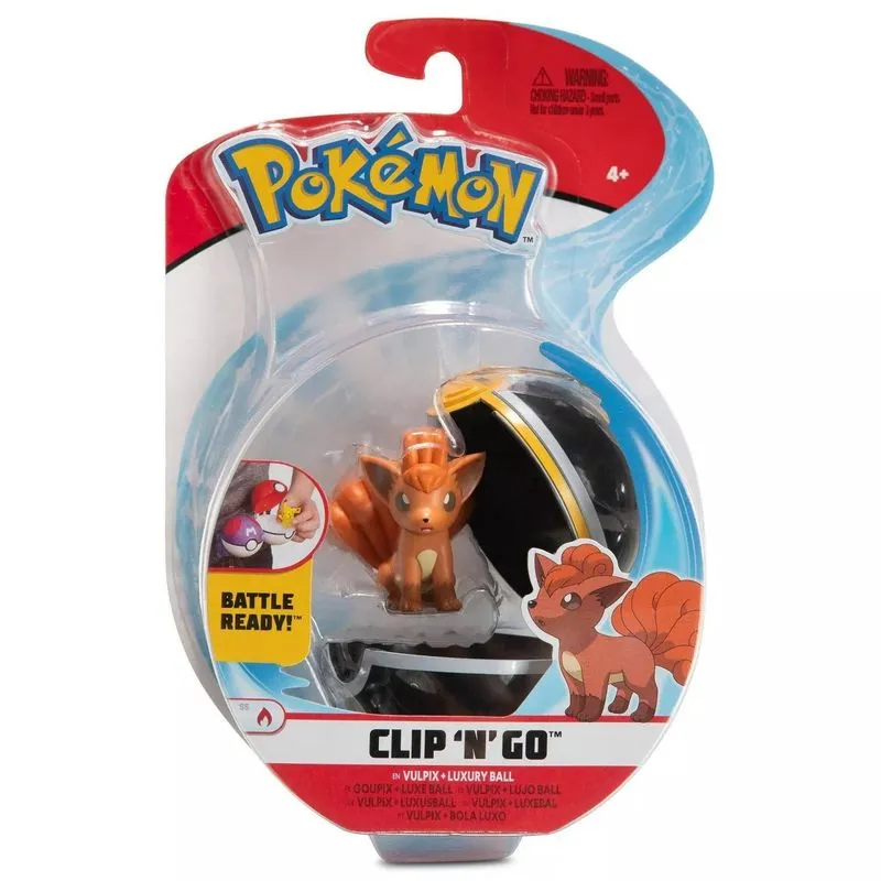 Boneco - Pokemon - Vulpix e Pokebola - 2606 SUNNY BRINQUEDOS