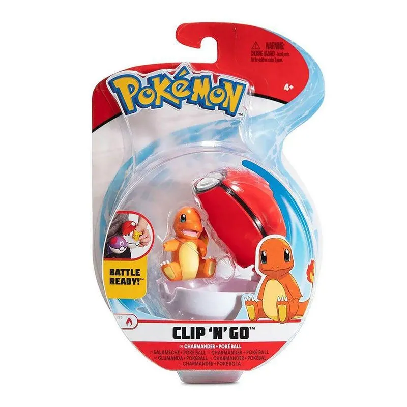 Boneco - Pokemon - Charmander e Pokebola - 2606 SUNNY BRINQUEDOS