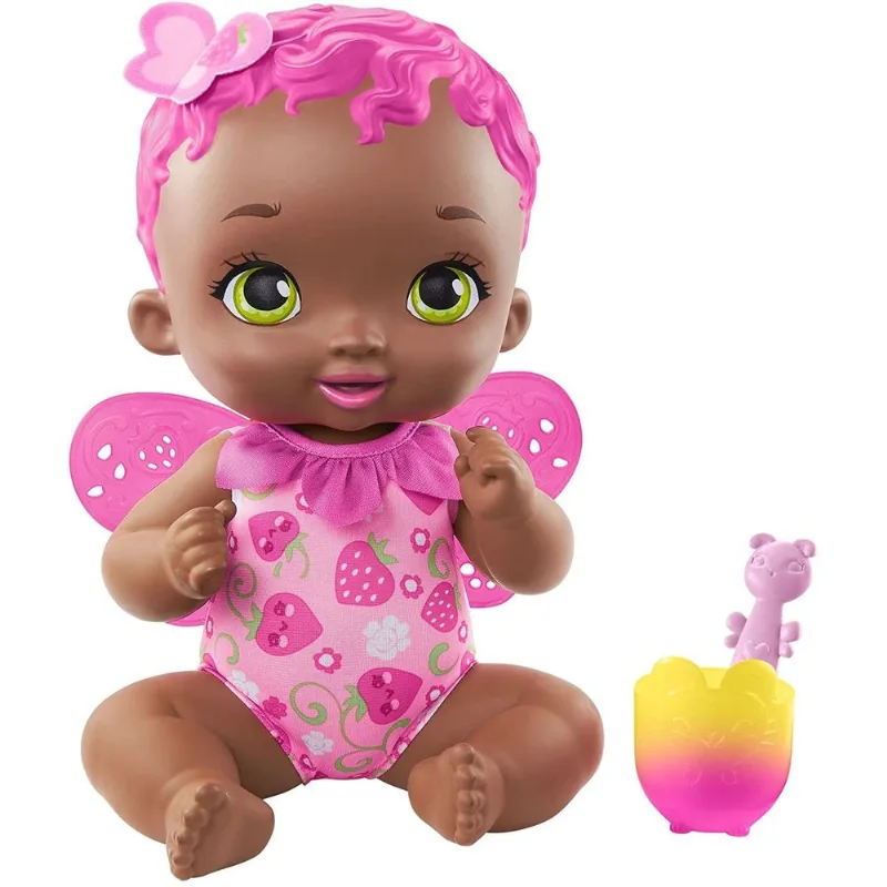 Boneca My Garden Baby - Borboleta Frutinhas Comilonas Mirtilo - Rosa MATTEL