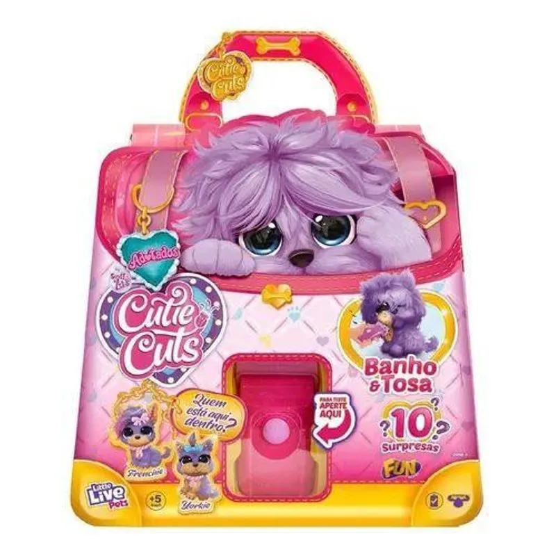 Pelucia Adotados Cutie Cuts salao de beleza - roxo START