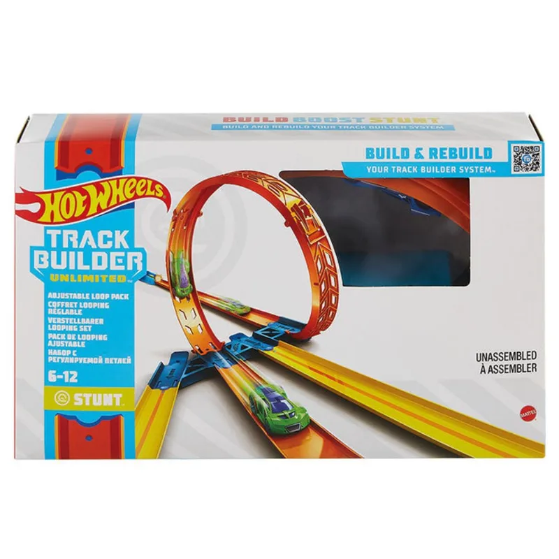 Conjunto de Pista Hot Wheels - Track Builder Dobravel - Stunt - GLC87 MATTEL
