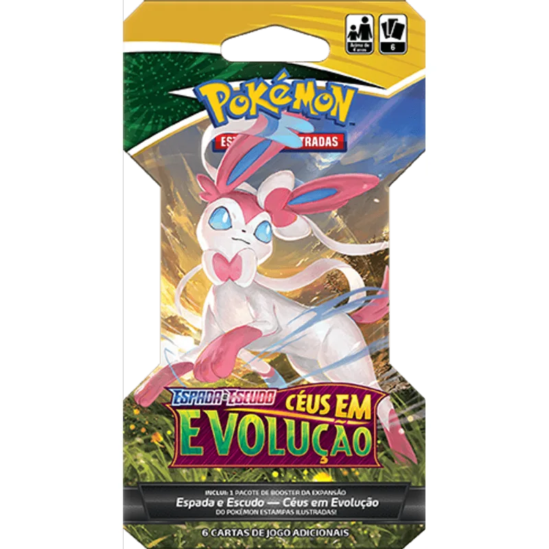 Booster Espada e Escudo - Ceus em Evolucao - Sylveon COPAG DA AMAZONIA
