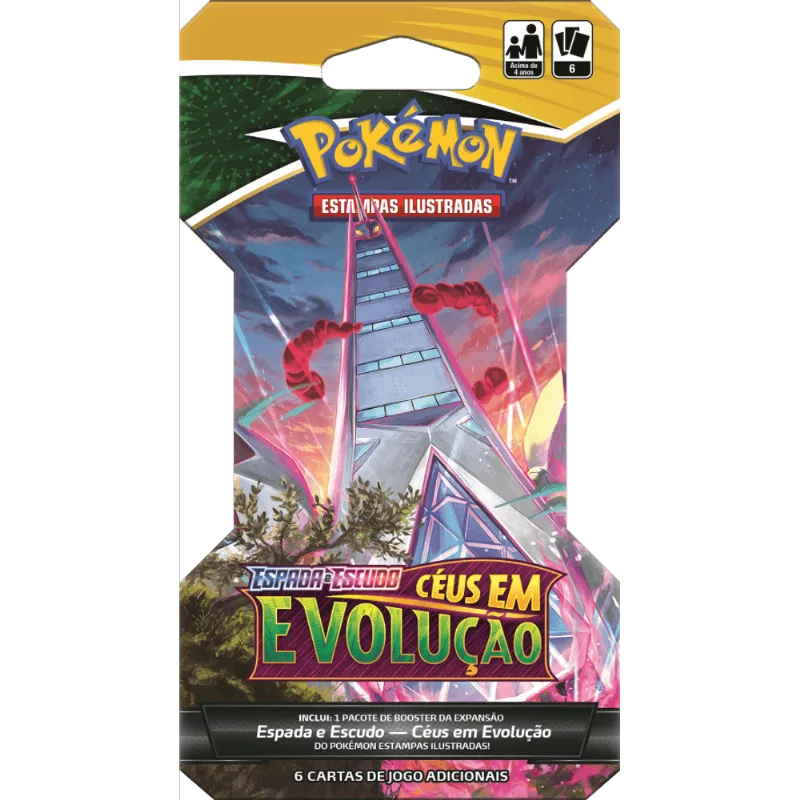Booster Espada e Escudo - Ceus em Evolucao - Arranha Ceu COPAG DA AMAZONIA