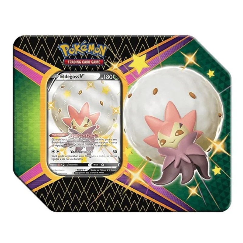 Cards Pokemon - Deck Lata - Destinos Brilhantes - Eldegoss V COPAG DA AMAZONIA