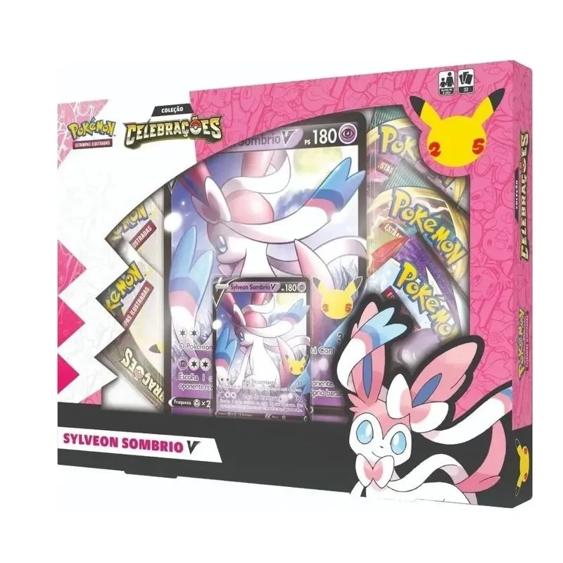 Pokemon Colecao Celebracoes - Sylveon Sombrio V - COPAG COPAG DA AMAZONIA