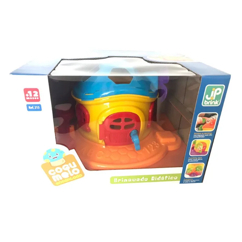 Cogumelo Encantado - Brinquedo Didatico - Amarelo JP BRINK LTDA EPP