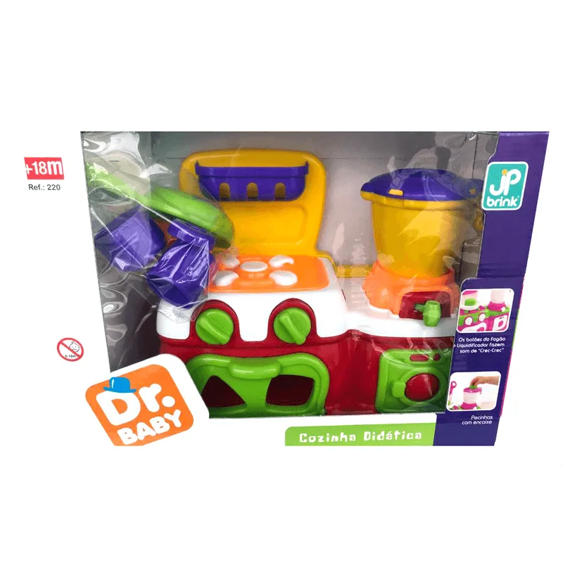 Cozinha infantil didatica e educativa - Amarelo - 220 JP BRINK LTDA EPP