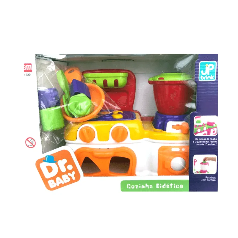 Cozinha infantil didatica e educativa - Vermelho - 220 JP BRINK LTDA EPP