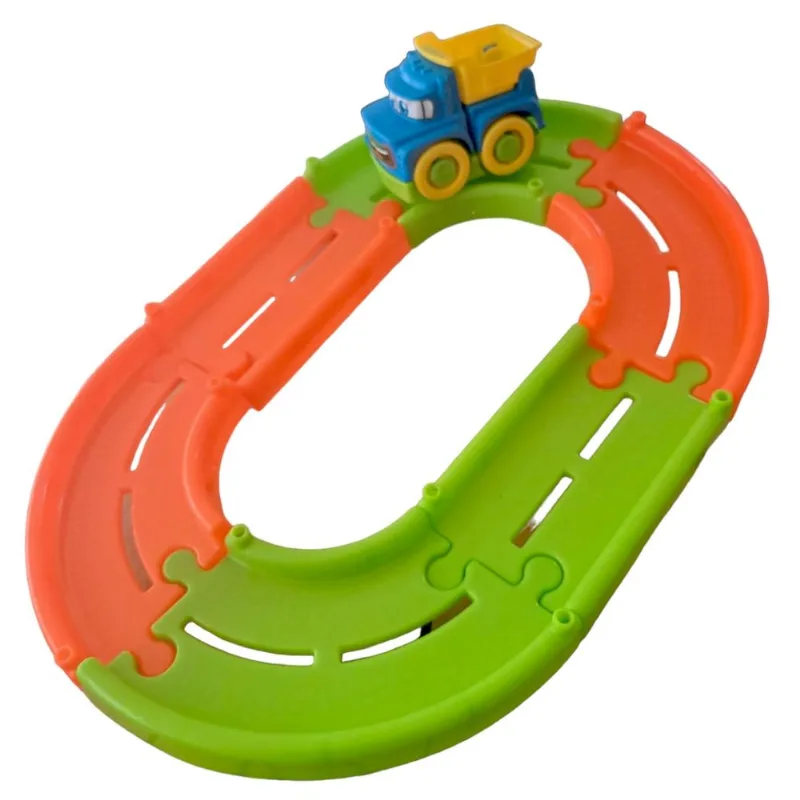 Pista Interativa - Happy Cars - Caminhaozinho Tuck Camba Azul - 259 - JP BRINK LTDA EPP