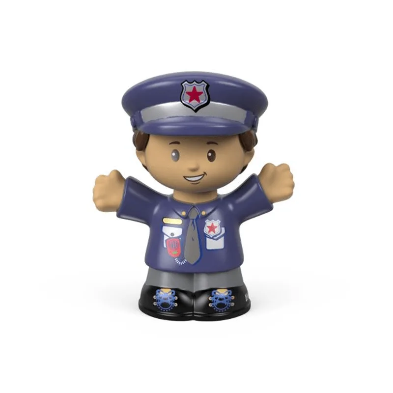 Fisher Price - Mini Figura Little People - Policial Landon MATTEL