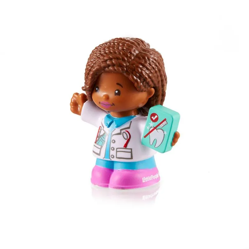 Fisher Price - Mini Figura Little People - Dentista Audrey MATTEL