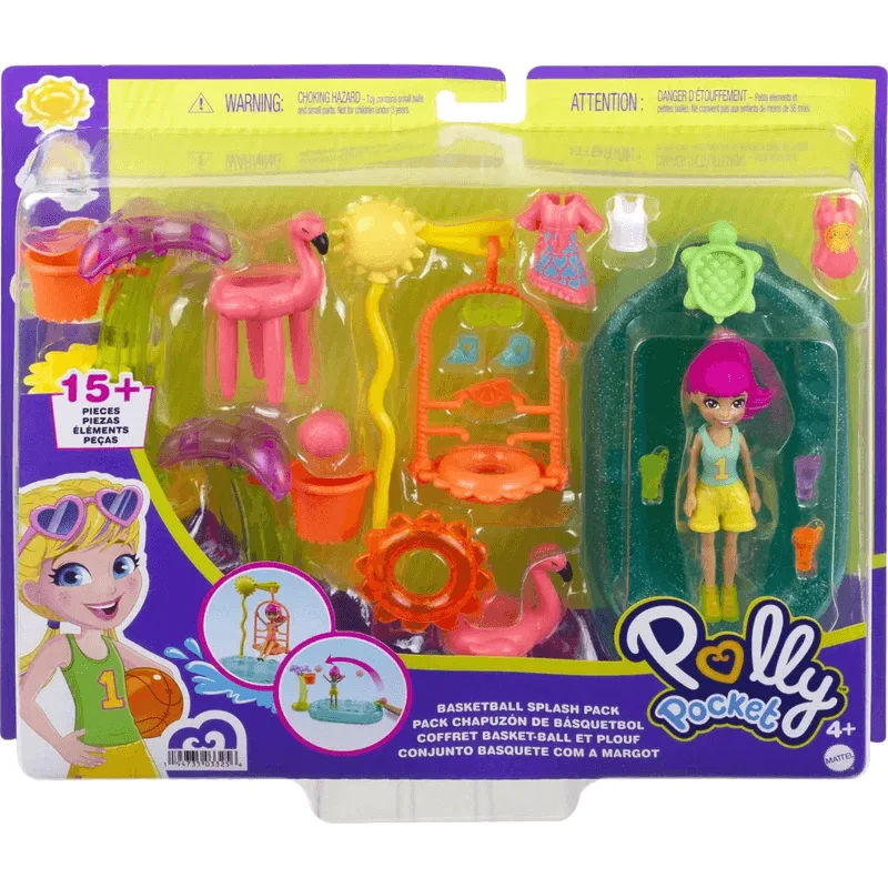 Polly Pocket - Conjunto Basquete com a Margot - HDW60 MATTEL
