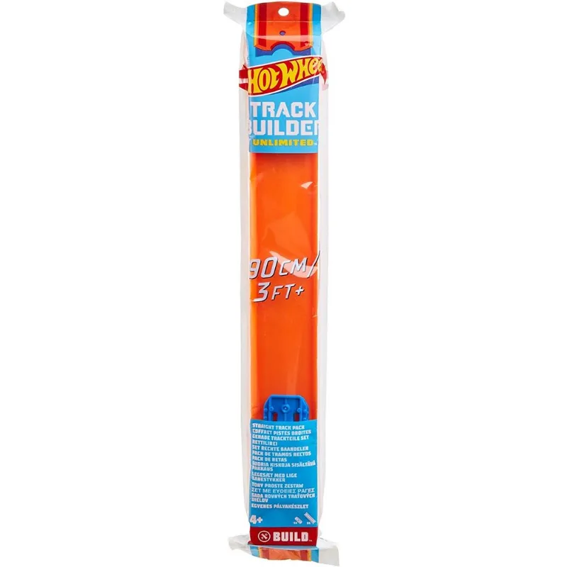 Pista Hot Wheels Pista Reta Track Builder - GLD47 - Laranja MATTEL