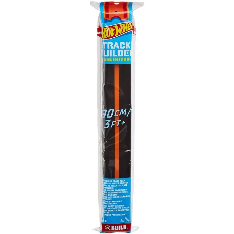 Hot Wheels - Pista Reta Track Builder - Preto MATTEL