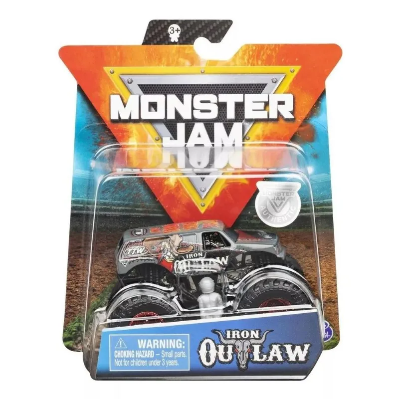 Carrinho Monster Jam - Iron Outlaw - 2025 SUNNY BRINQUEDOS