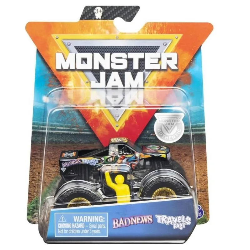 Carrinho Monster Jam - Badnews Travels Fast - 2025 SUNNY BRINQUEDOS