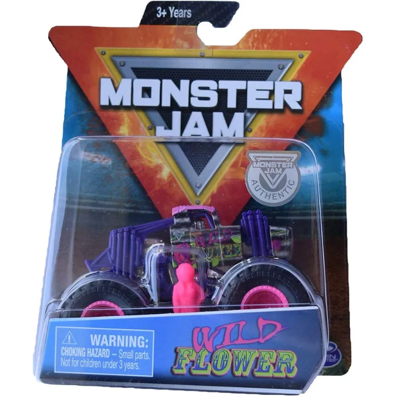 Carrinho Monster Jam - Wild Flower - 2025 SUNNY BRINQUEDOS