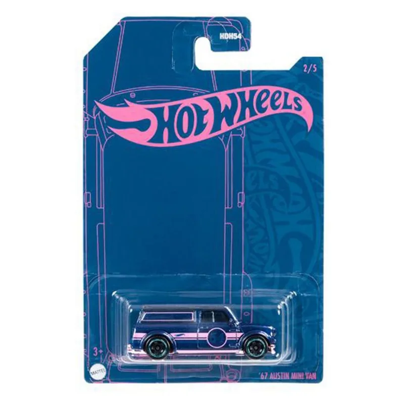 Carrinho Hot Wheels - Chrome - ´67 Austin Mini Van MATTEL