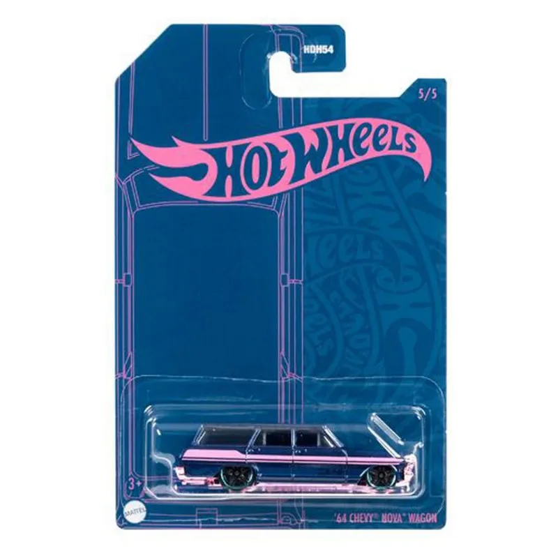 Carrinho Hot Wheels - Chrome - ´64 Chevy Nova Wagon MATTEL