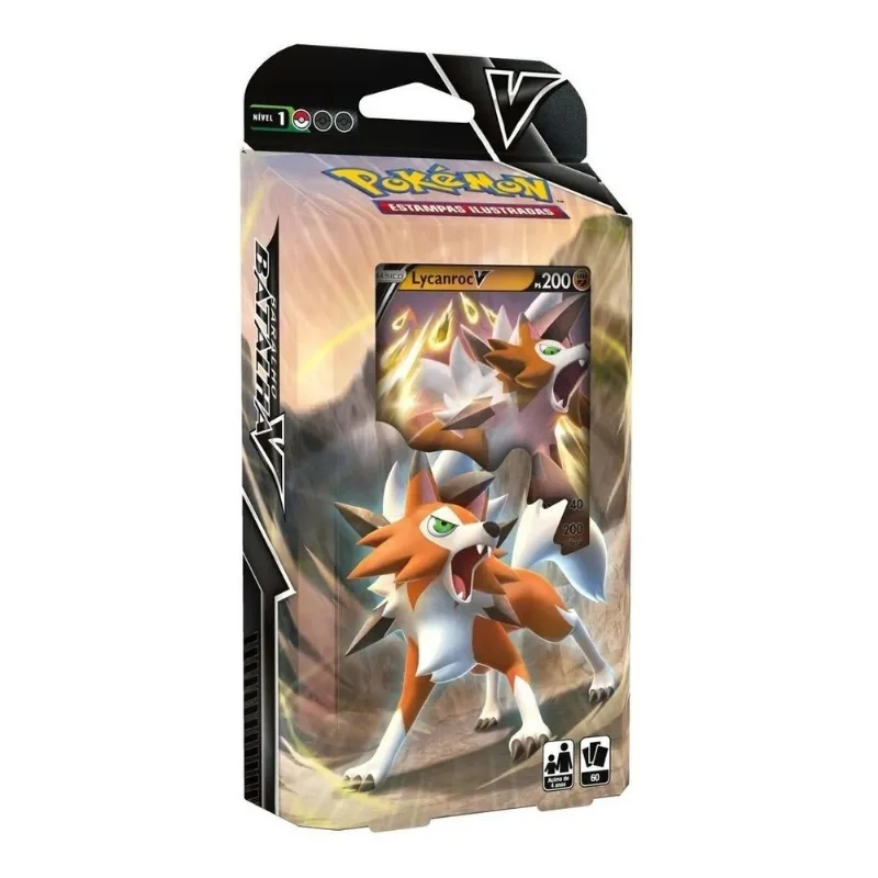 Cartas - Pokemon Deck - V-Lycanroc COPAG DA AMAZONIA