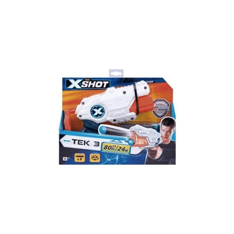 X-Shot - Mini TK3 - 3 Tiros - Branca CANDIDE