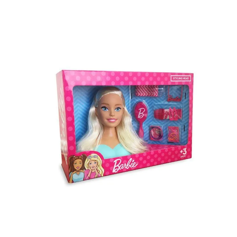 Boneca Barbie Busto Cabeca De Estilo - Verde PUPEE BRINQUEDOS