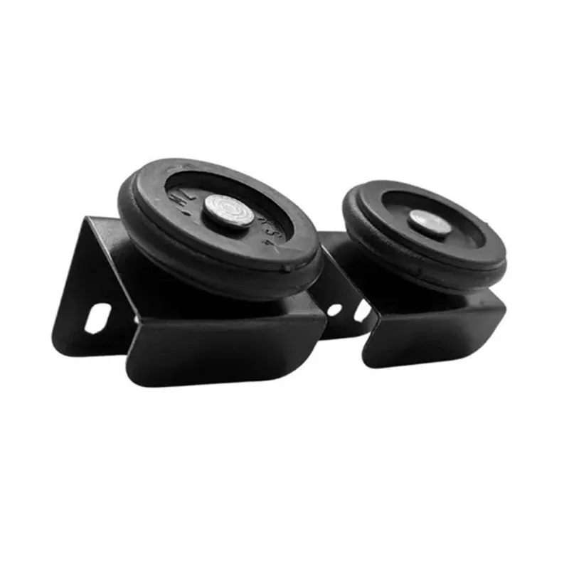 02 Roldana Guia Superior Portas E Janelas Correr De Aço 45mm