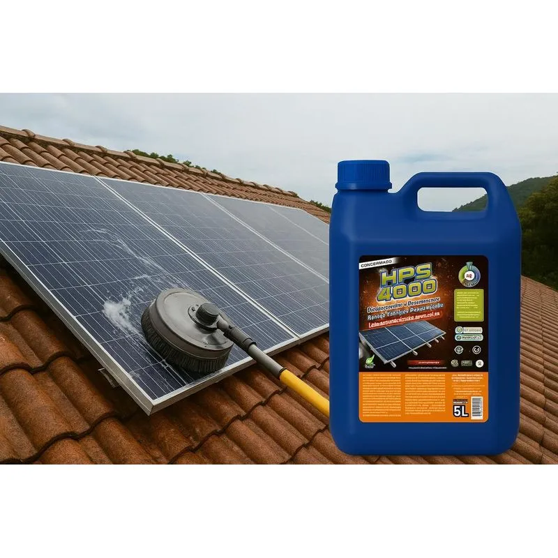 Hps 4000 Limpador Placa Solar Fotovoltaica Biodegradavel 5lt