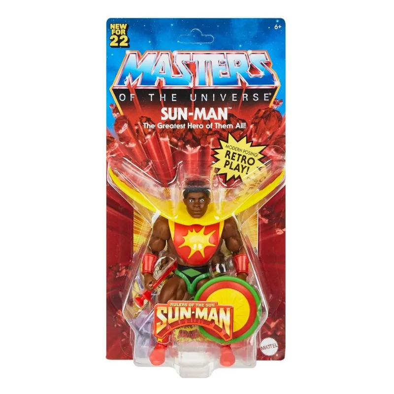 Boneco Mestres do Universo - Sun-Man MATTEL