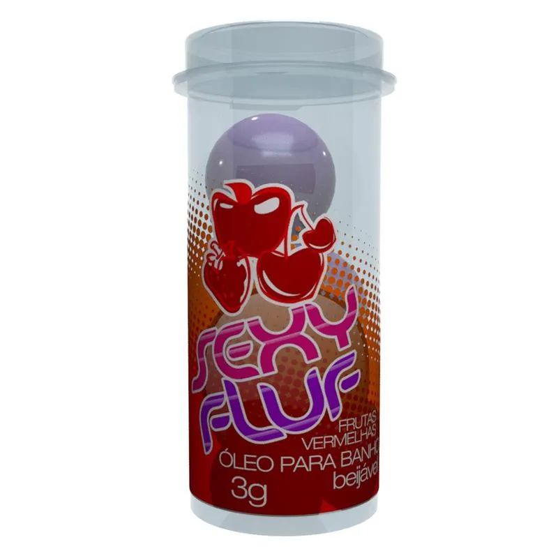 Sexy Fluf Óleo para Banho Beijável Frutas Vermelhas 2 Unidades Intt