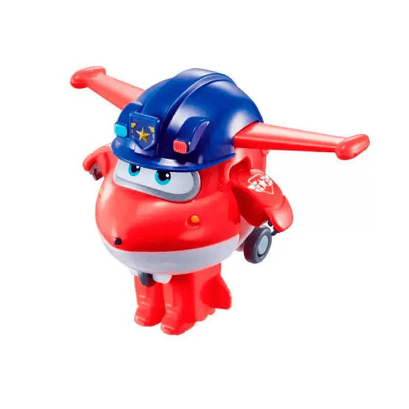 Veiculo Super Wings Mini Change UP - Fun - Police Jett START