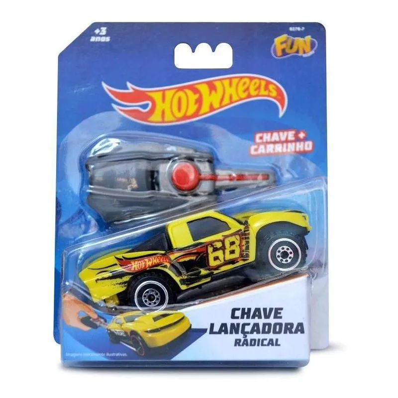 Carrinho - Hot Wheels Chave Lancadora - Amarelo START