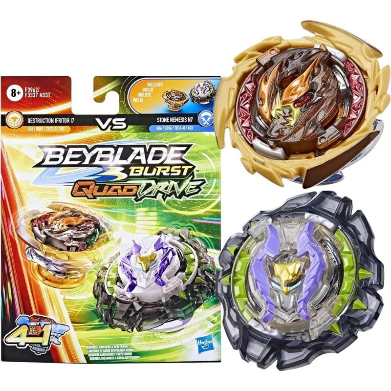 Jogo - Piao BeyBlade Quad Drive - Amarelo e Branco HASBRO