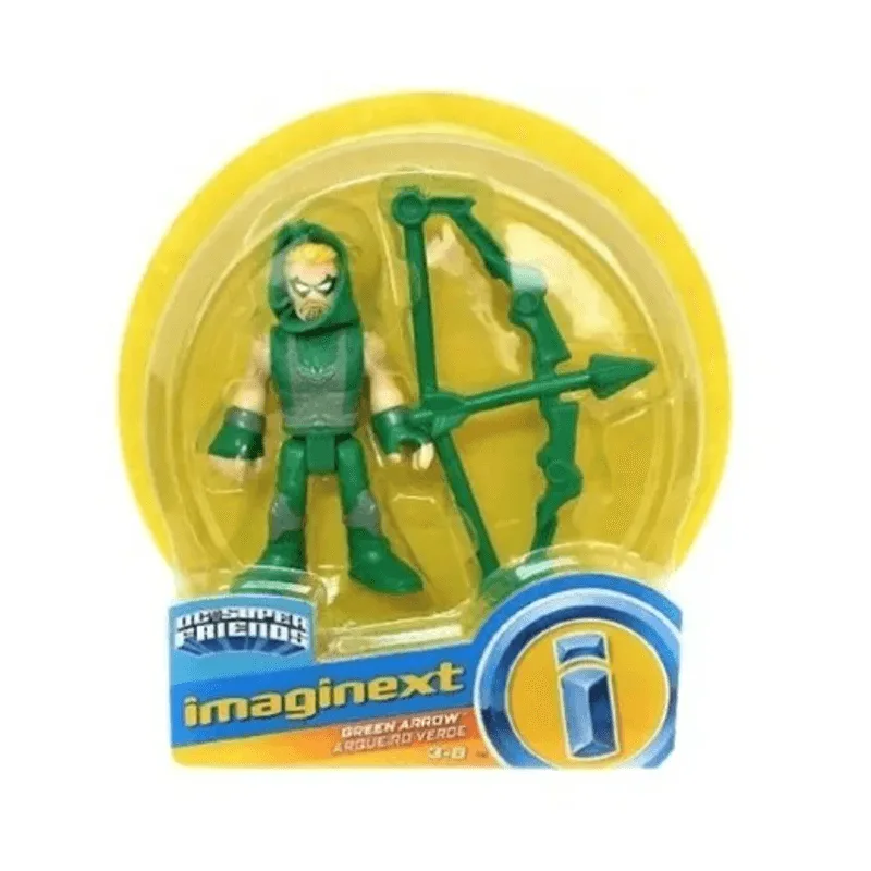 Boneco Green Arrow - DC Super Friends - Imaginext - Arqueiro Verde MATTEL