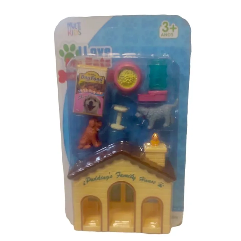 Set - I Love My Pets Super Fun - Marrom MULTIKIDS