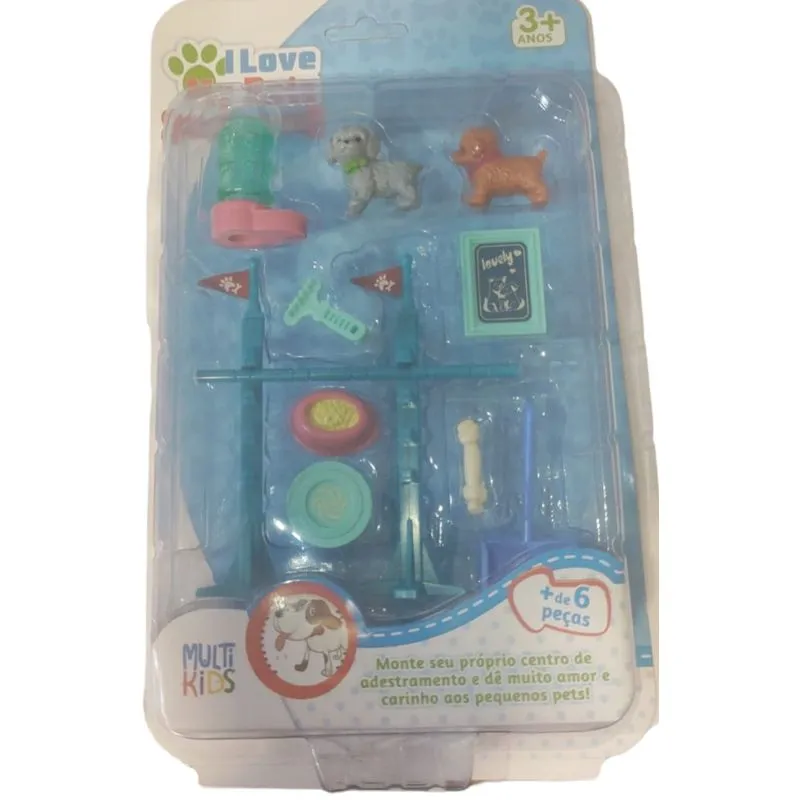 Set - I Love My Pets De Adestramento - Marrom MULTIKIDS
