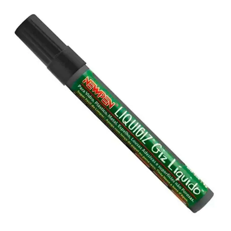 Giz Líquido 4,5mm Preto Newpen