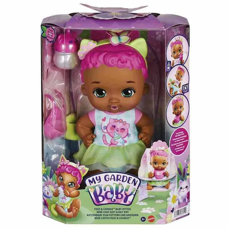Boneca My Garden Baby - Borboleta Faz Xixi - Verde - GYP09 MATTEL