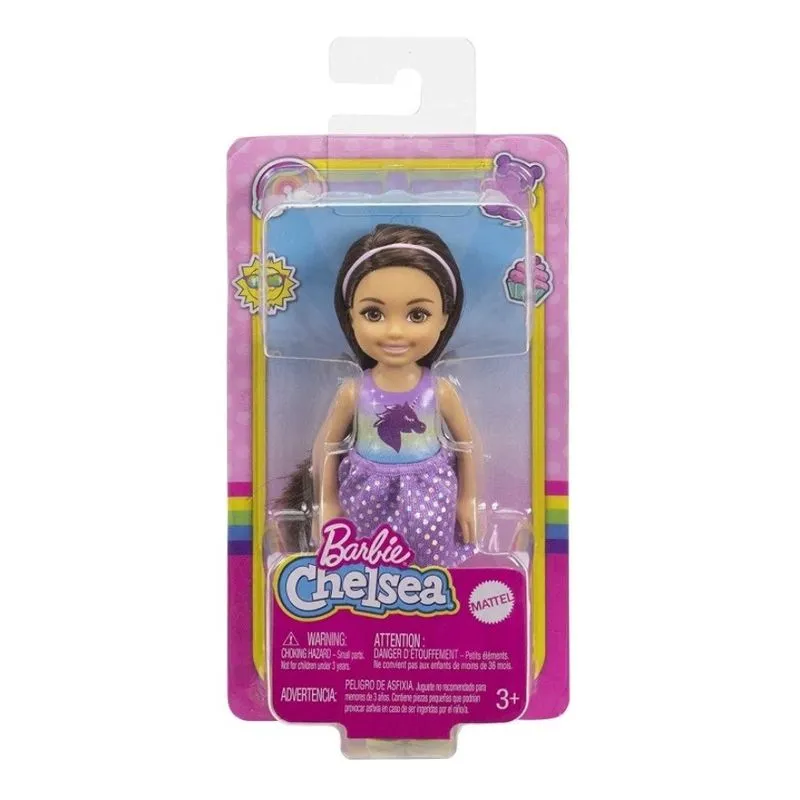 Boneca - Barbie - Familia Chelsea Club - Roupa De Unicornio MATTEL