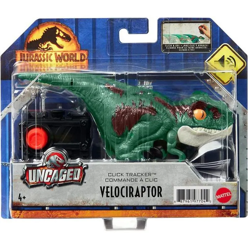 Dinossauros - Jurassic World Dominion - Uncaged Click Tracker Verde - GYN38 MATTEL