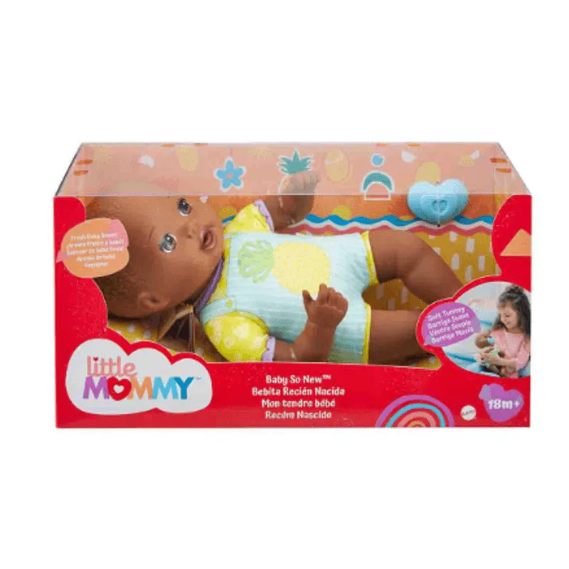 Boneca Little Mommy - Recem nascida - Abacaxi - Mattel MATTEL