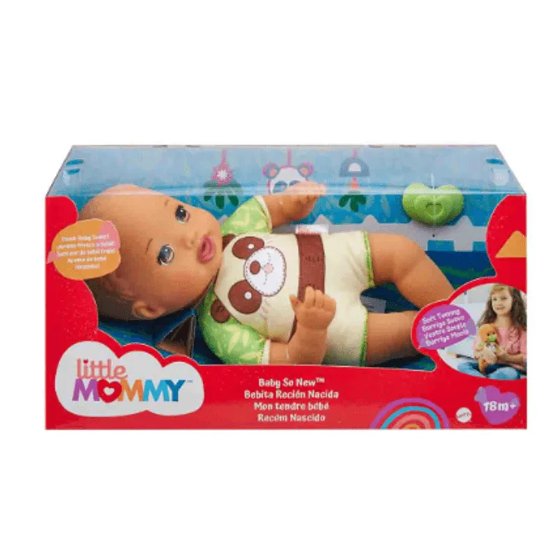 Boneca Little Mommy - Recem nascida - Panda - Mattel MATTEL