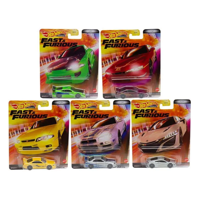 Carrinho - HW Velozes e Furiosos - Kit 5 MATTEL