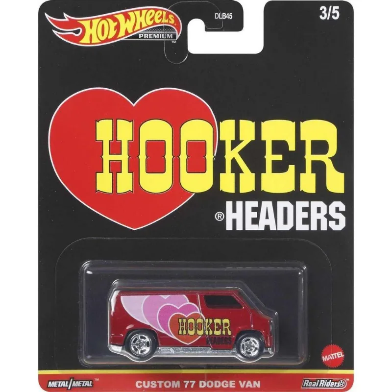Carrinho Hot Wheels - Cultura Pop 1:64 - Custom 77 DODGE VAN MATTEL