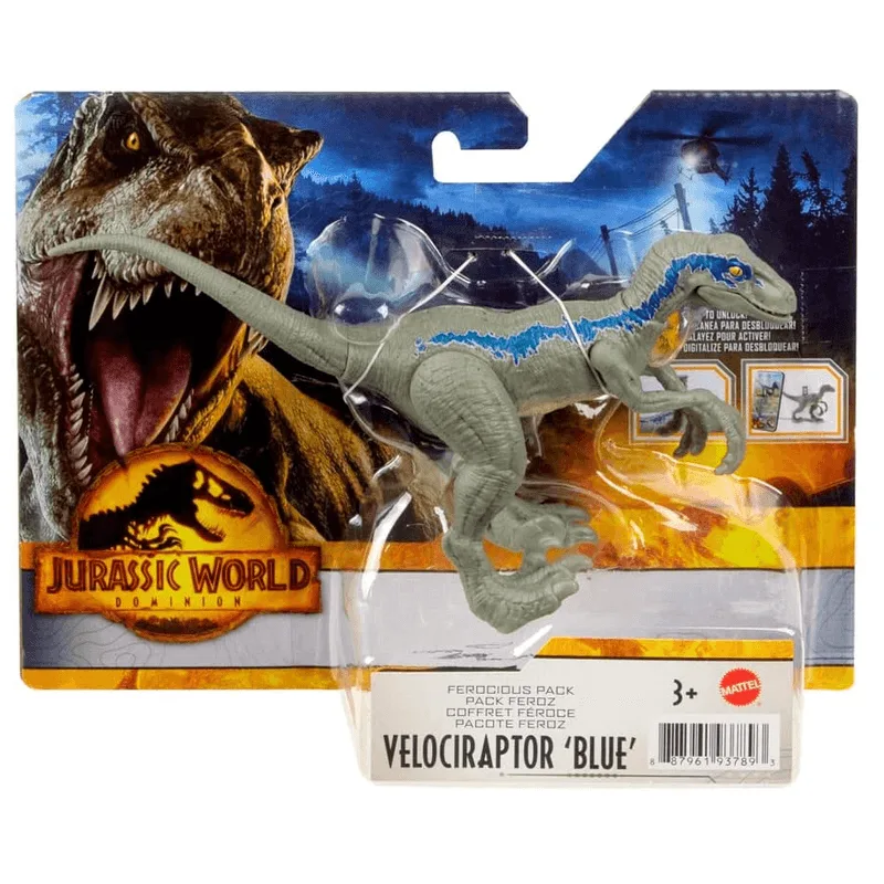 Jurassic World - Dinossauro Velociraptor Blue - Mattel MATTEL