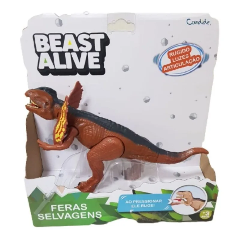Dinossauro - Dilofosauro Feras Selvagens CANDIDE