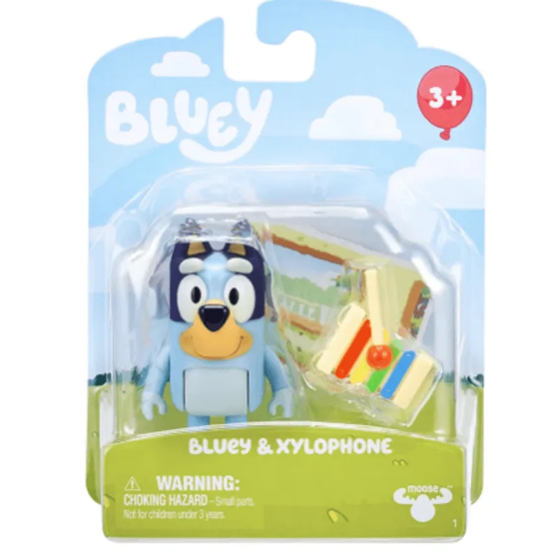 Figura Bluey Story - Starter Single Pack - Bluey e Xylophone MATTEL